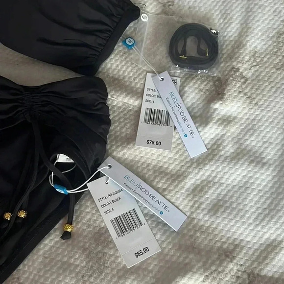 Bleu Rod Beattie Glam Stand Braided Bandeau Bikini Top & High Waisted Bottom - Picture 11 of 12